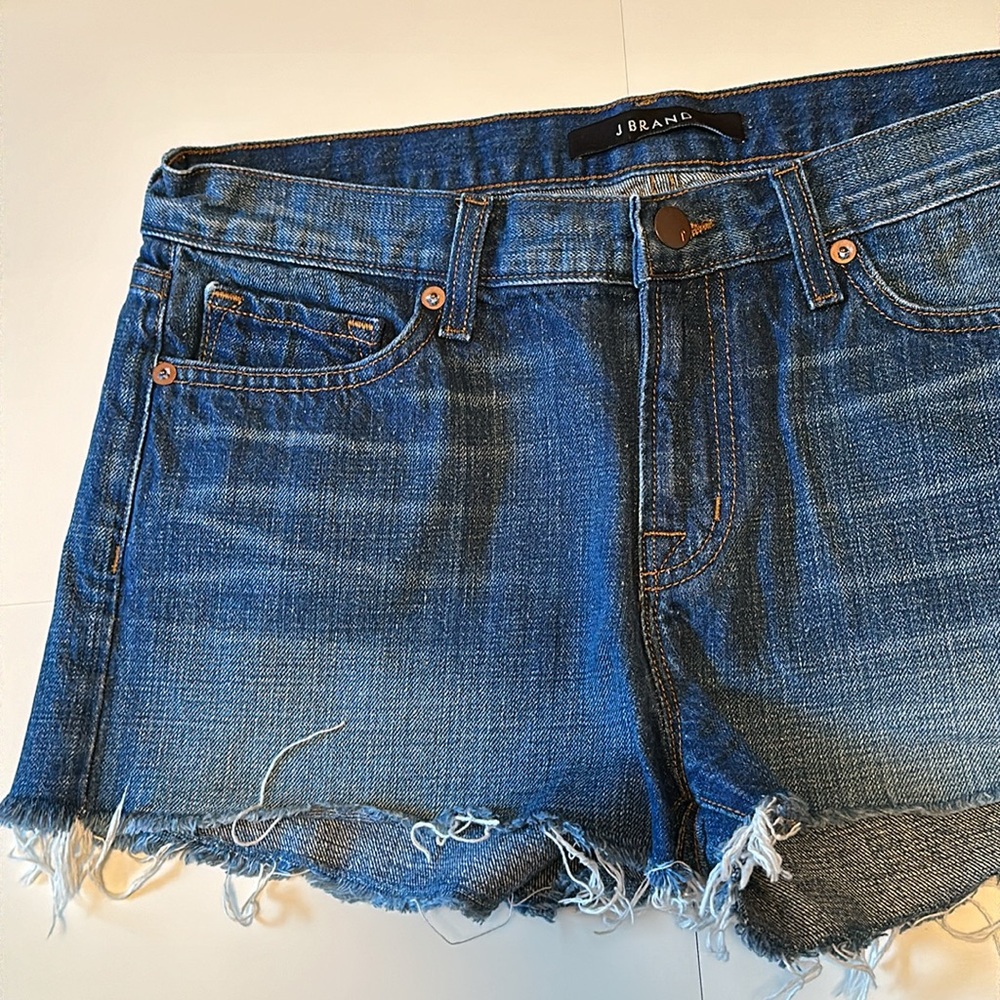 J Brand Libra Denim Cutoff Shorts Size 28 - Picture 4 of 8